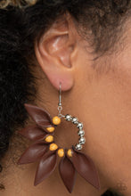 Load image into Gallery viewer, Flower Child Fever Earrings - Orange